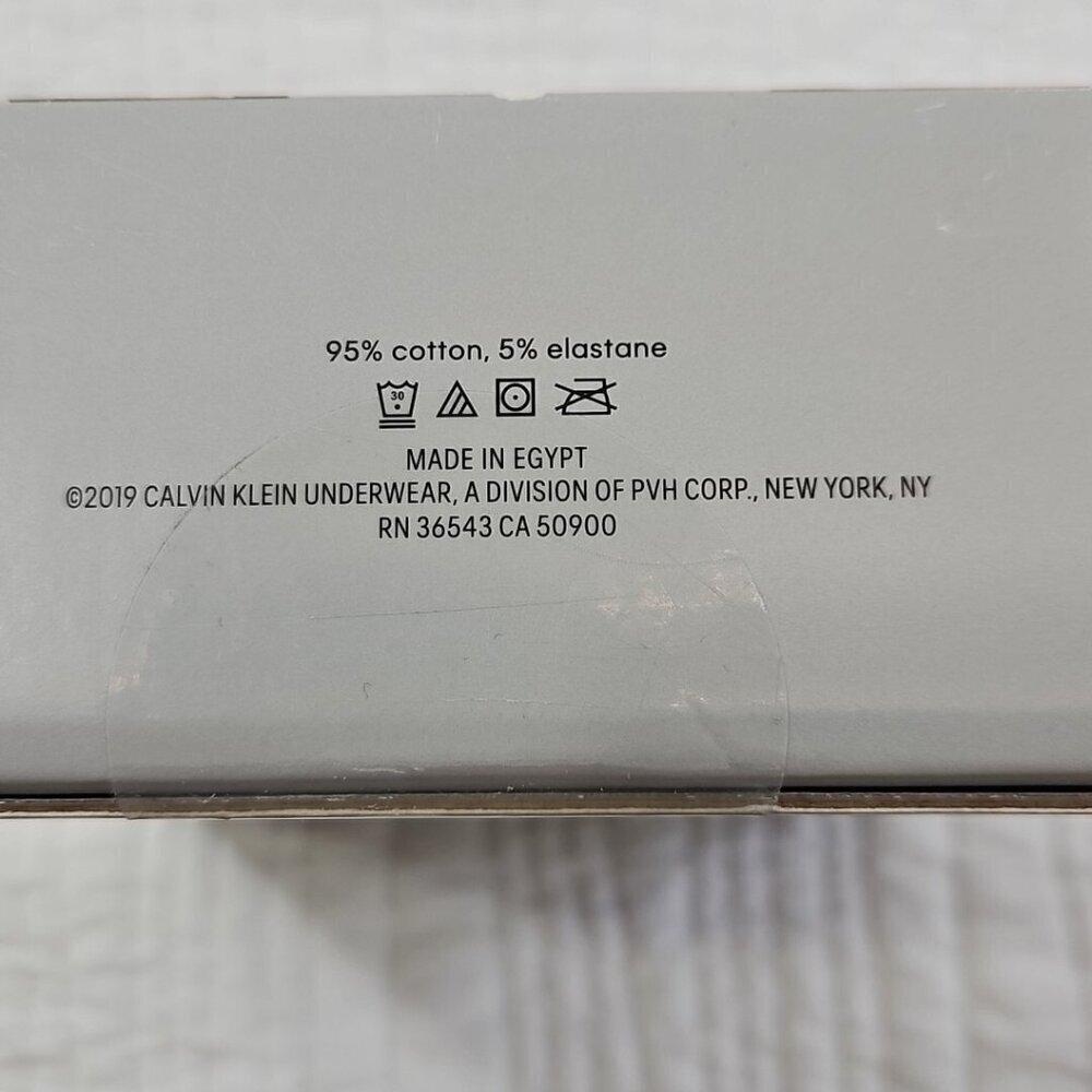 Calvin Klein Low Rise Trunk (3)‎ Three Pack XL 40-42 Blue Classic Fit New In Box - Picture 7 of 12